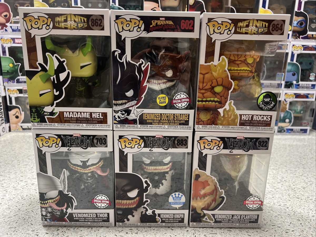 Funko Pop Vinyl- Marvel Comics- Venomized Set 6pcs | eBay UK