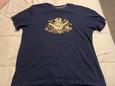 HANG LOOSE HAWAII BLUE T SHIRT ADULT 2XL Vacation SURFER ALOHA SKATEBOARDER