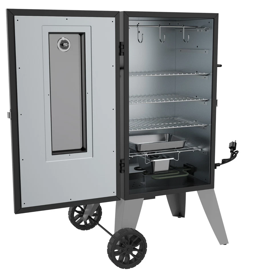 Royal Gourmet 28-Inch Electric Smoker With 3 Smoking Racks/ Clear Viewing Window - Image 2 of 4