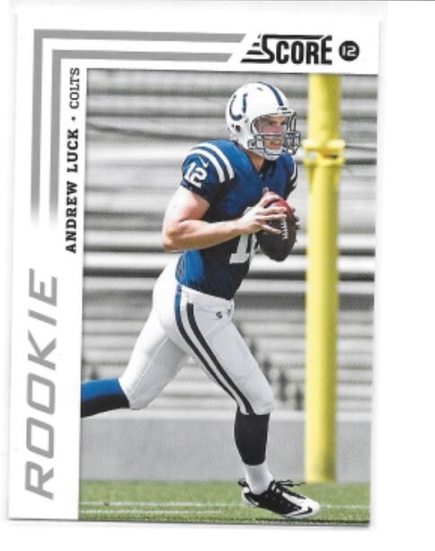 ANDREW LUCK 2012 Score - Scorecard #304 Indianapolis Colts RC