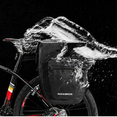 ROCKBROS Cycling Rear Seat Bag Waterproof Pannier Cycle Bike Rack Pack Travel - Picture 7 of 15