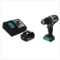 Makita Dhp 484 RF1 Akku Schlagbohrschrauber 18 V 54 Nm + 1X Akku 3,0 Ah + Lader