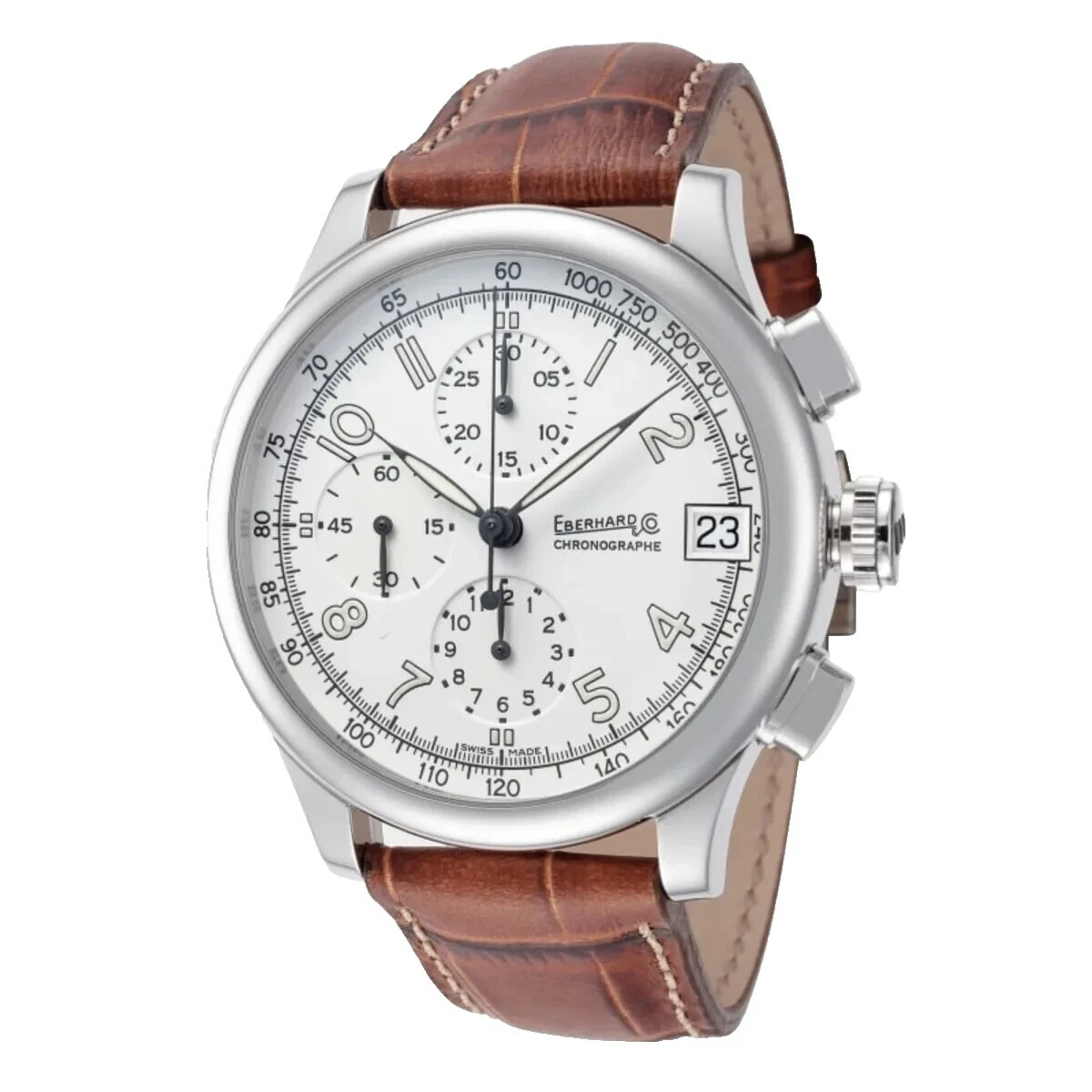 Cuero Eberhard & Co. Relojes de Pulsera Mecánico (automático)