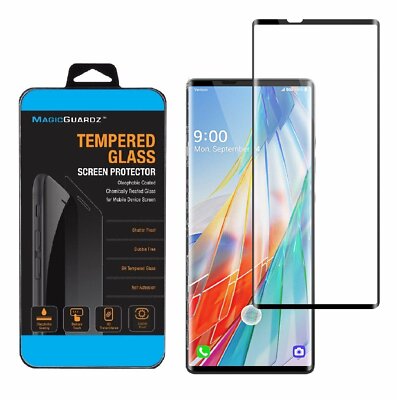 MagicGuardz   Full Cover 3D Tempered Glass Screen Protector for LG Wing