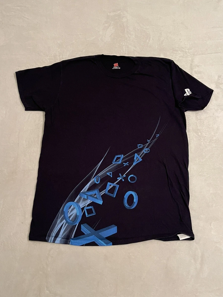 Tangle Overfrakke Blændende Promotional Sony Playstation 4 PS4 Greatness Awaits Shirt Promo Merch Size  Large | eBay