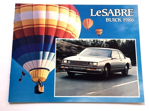 1986 Buick LeSabre Original Canada Car Sales Brochure Catalog