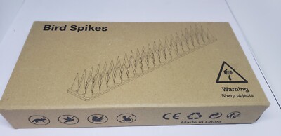 Bird Spikes, 20 Pack Pigeon Deterrent for Small Birds Raccoon , Cats Defender