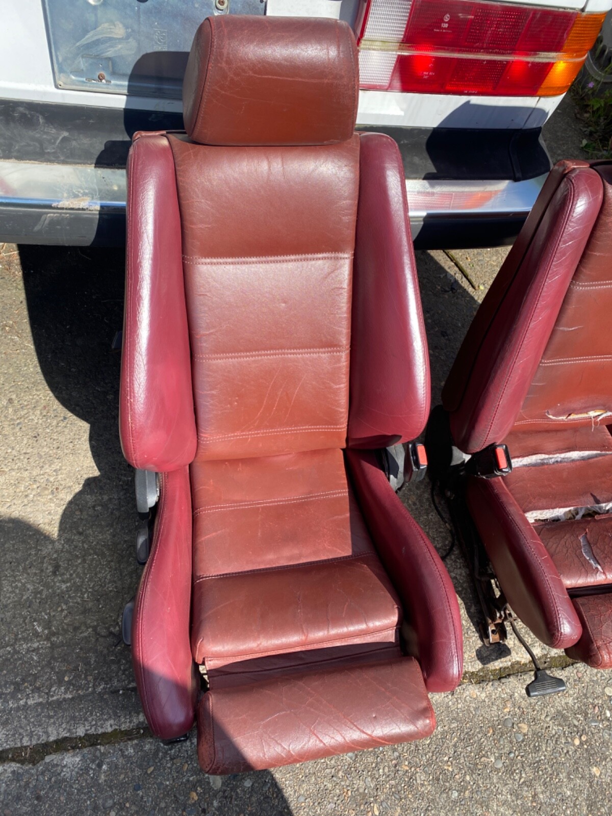 BMW+E30+Pair+Coupe+Sedan+Convertible+Heated+Front+Sport+Seats+Cardinal ...