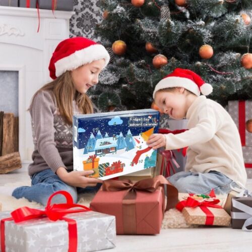 Toy Set Countdown Calendar Countdown Calendar Christmas Advent Blind Box - Foto 1 di 11
