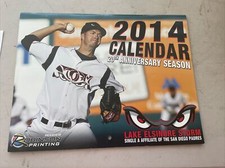 2014 Storm Padres Minor League Calendar Signed Travis Jankowski Frank Garces +2