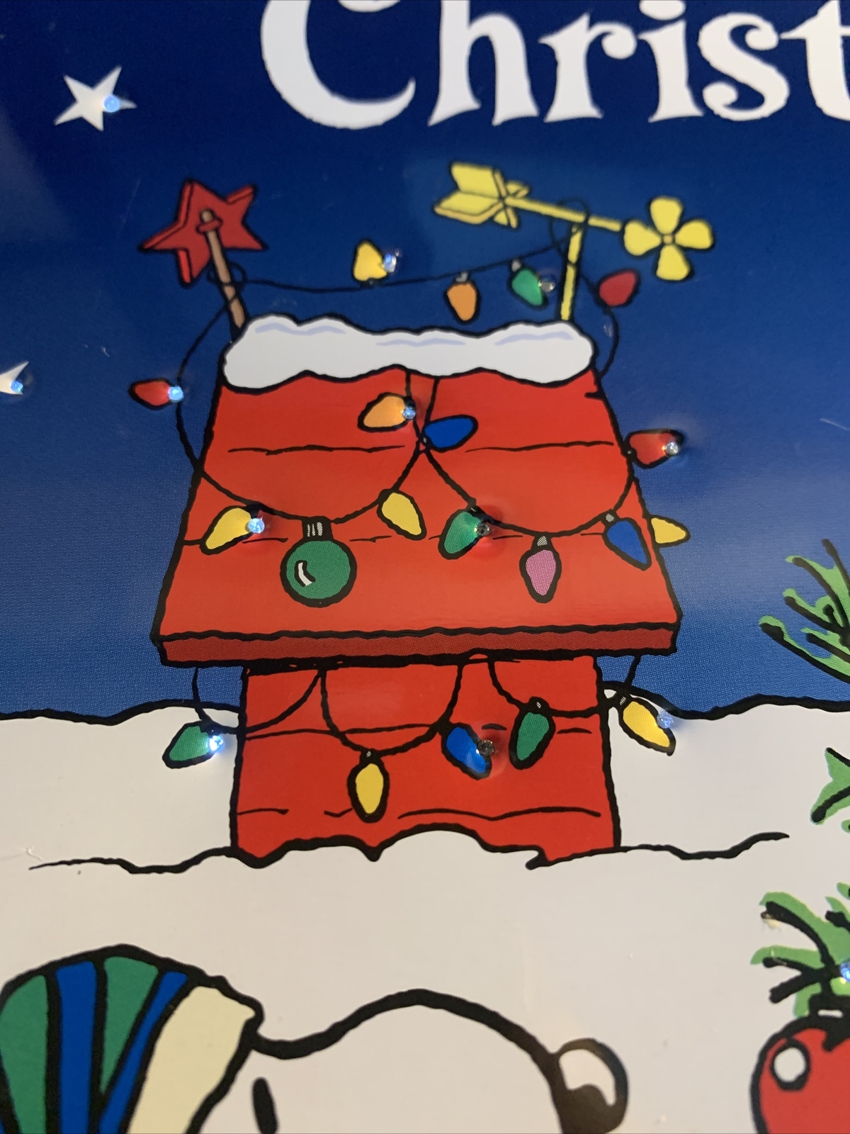 Peanuts A Charlie Brown Christmas Music & Lights Collectible Cookie Tin