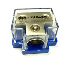  POWER GROUND DISTRIBUTION BLOCK   1/0 or 2ga IN & 4/8 GA OUT MARINE GRADE 