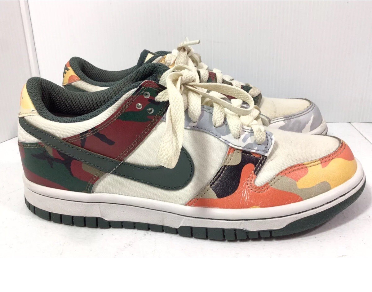 multi camo dunks gs