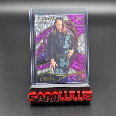 2026 WWE Topps Universe Shinsuke Nakamura Purple Glass /399 #33