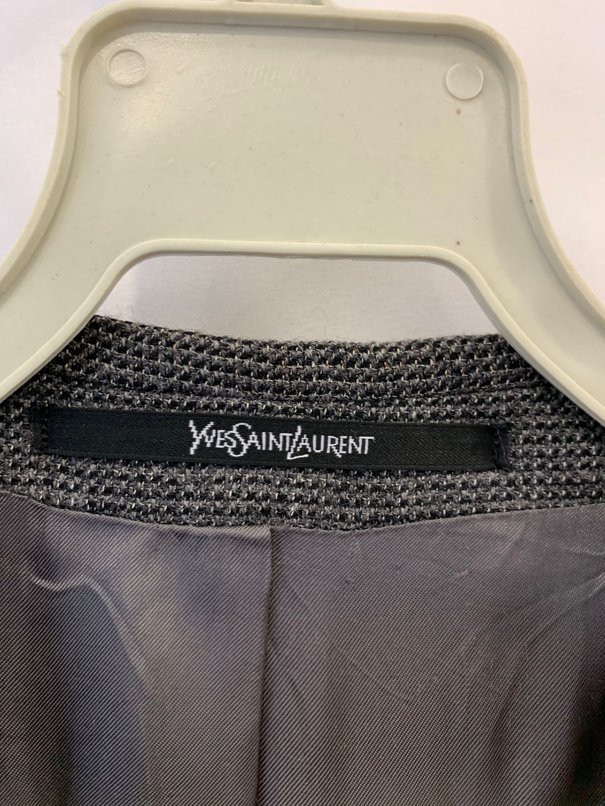 Yves Saint Laurent Pour Homme Gray Wool Blazer Ja… - image 6