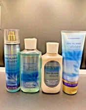 Bath and Body Works SEA ISLAND SHORE BODY MIST, SHOWER GEL, LOTION & CREAM