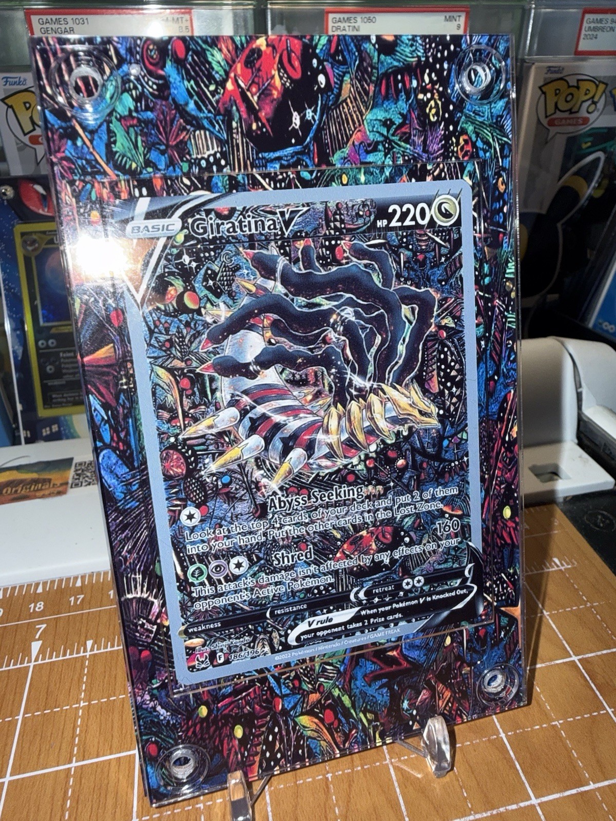 Giratina V #186 Lost Origins Pokémon Extended Art Case