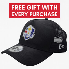 Official 2023 Ryder Cup Cap - New Era - Marco Simone Rome Italy - Black Camo Hat