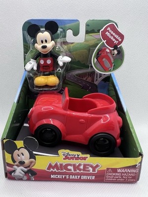 Disney Junior Mickey on the Move Vehicle Poseable Mickey Daily Driver NIB