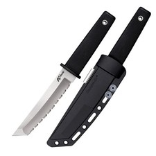 Cold Steel Kobun Serrated 5.5" Japanese AUS8A Stainless Steel American Tanto Sha