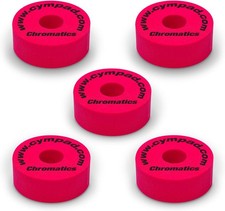 Red Chromatics Foam Cymbal Pad Set   High-Density Memory Washers 40/15mm