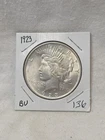 1923- P- PEACE SILVER DOLLAR- NR AUCTION- FREE US SHIPPING - # 136