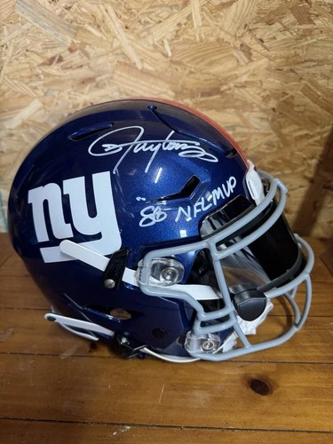 Lawrence Taylor Signed New York Giants Speedflex Helmet MVP 86 Beckett