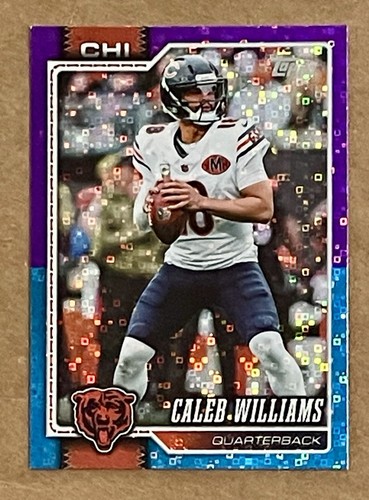 2026 Topps Flagship Caleb Williams #35 Blue & Purple Walmart Exclusive SP /250