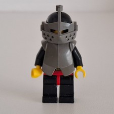 Lego Minifigure - Knight Black Breastplate Armor, Helmet with Visor (cas172)