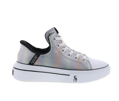 Skechers Slip-ins: Snoop One - Disco Snoop Womens Gray Sneakers Shoes 9.5
