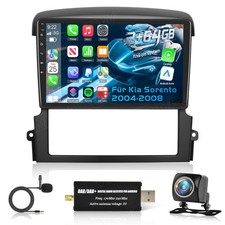 DAB+ 2+64G Android 15 Carplay Für Kia Sorento 2004-2008 Autoradio GPS Navi WIFI