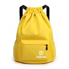 Drawstring Backpack Sport Bags: Lightweight String Backpack Gym Bag for Cycli...