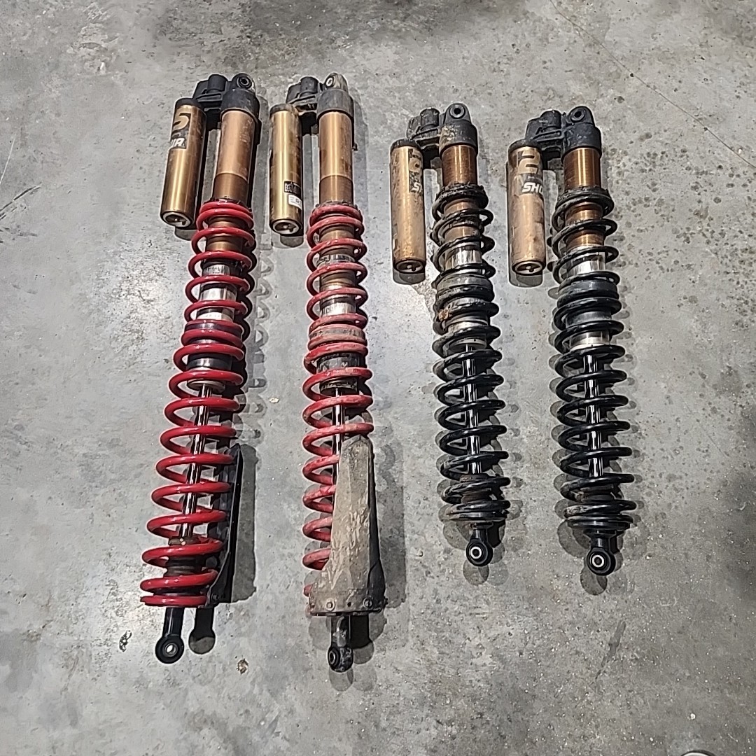 SHOWA Special ダブルショック 約35cm 2024-2025 Can-Am Maverick X3 XRS 72” Showa Shocks - Full Set Front