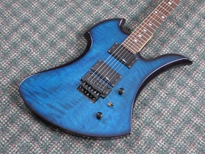 1994 B.C. Rich N.J. Series Mockingbird Blue Flame! w/BC Rich