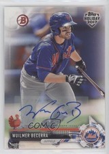 2017 Topps Holiday Bowman Turkey Auto 10/35 Wuilmer Becerra #TH-WB Auto 0c6
