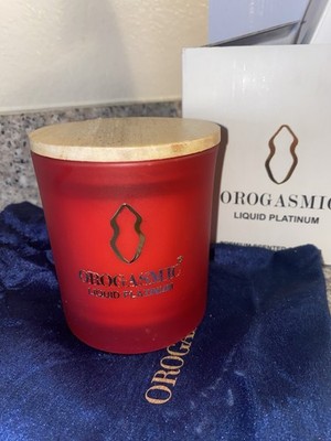 Orogasmic Liquid Platinum Luxury Soy Wax Scented Candle 8oz Hand Poured