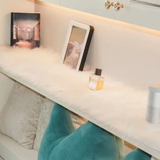 1x Christmas Table Runner Luxury Plush Faux Fur Fluffy Single Tablecloth Rug Mat