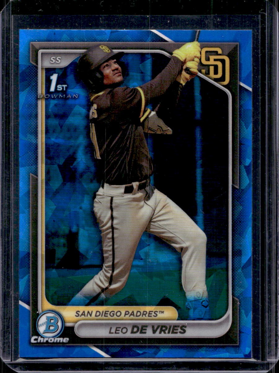 Leo De Vries 2024 Bowman Chrome Sapphire #BCP-179 B
