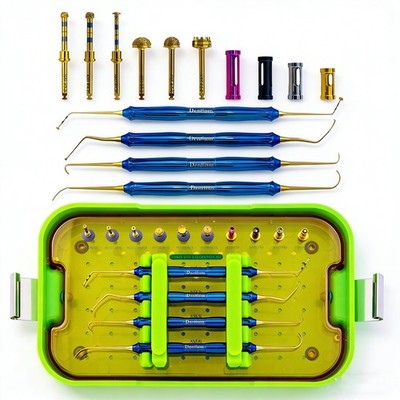 US DASK Dental Sinus Implant Elevation Drill Stopper Hand Instrument Kit