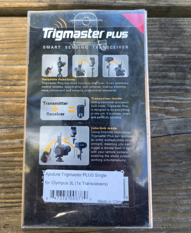 aputure Trigmaster Plus Smart Sensing Transceiver Wireless Remote Control Cannon - Image 2 of 4
