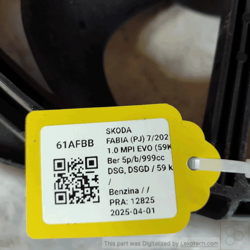 Elettroventola con supporto  VOLKSWAGEN POLO (AW) 1.0 MPI BMT (48Kw) Ber - Immagine 4 di 4