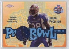 2003 Topps Chrome Pro Bowl Premium Jerseys Julian Peterson #PB-JP 2z8