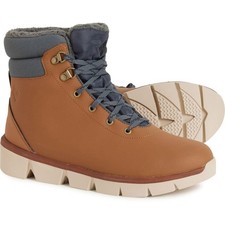 Columbia Women's Keetley Brown Snow Boot Gray Fleece Trim