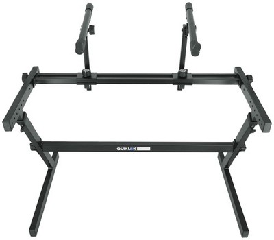Quik Lok Z-726L 2-Tier Z-Style Keyboard Stand 44 inch Width +