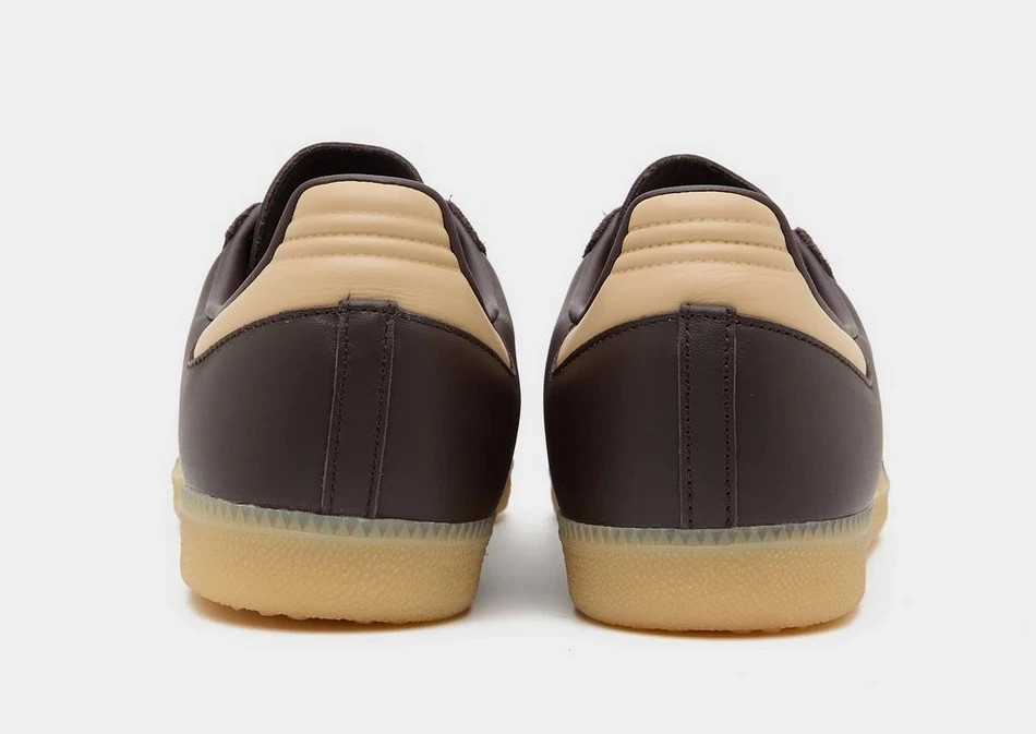 Adidas Originals Samba OG Men's Brown Leather Suede Trainers image 5