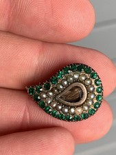Georgian rare 9Ct gold Eye mourning brooch 5.7 Grams
