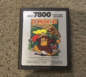 DONKEY KONG 7800 NEVER PLAYED 