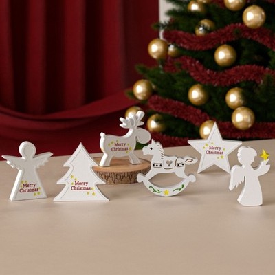 Festival Making Molds Safe Silicone Reindeer Rocking Horse Star