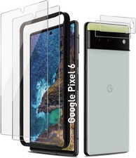 Pixel 6 Screen Protector Tempered Glass with Cera Lens Protector for