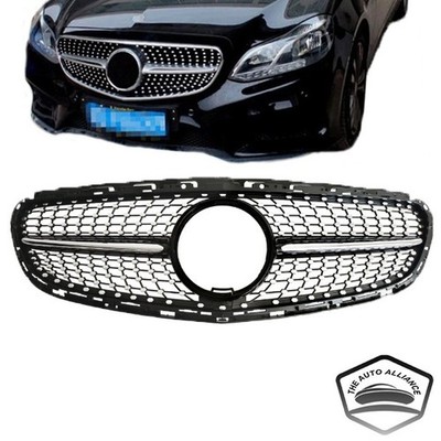 Diamond Style Front Grille For 2013-2015 Mercedes Benz W212 E Class E350 E400